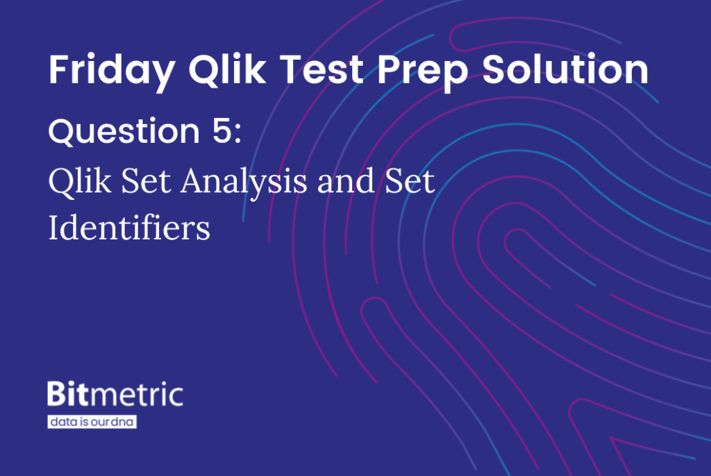 When using Qlik Set Analysis, a Set Identifier is the starting point of your selection. This post shows you which set identifiers exist, and how you can use them.