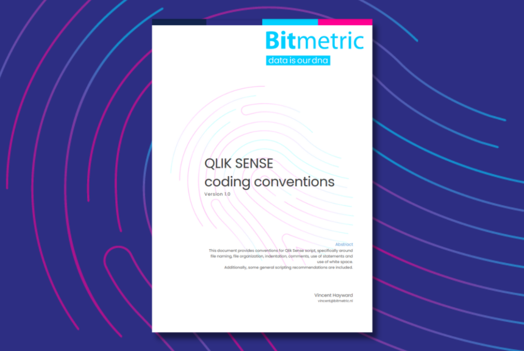 Bitmetric Qlik Sense Coding Conventions - Free Download