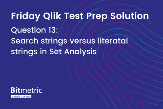 This post explains the difference between literal values and search expressions in Qlik Set Analysis.