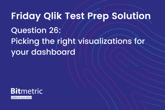 This article shows you how to pick the right visualizations for your dashboard based on the user requirements.