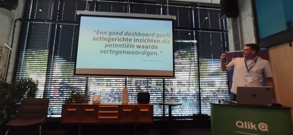 Rob van Vliet of Medux at QlikWorld Amsterdam 2022