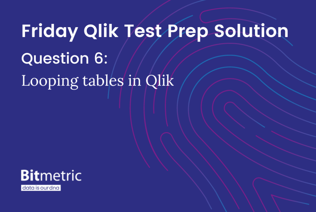 Looping tables in Qlik can be tricky. Learn about indexes and how dropping tables affects them.