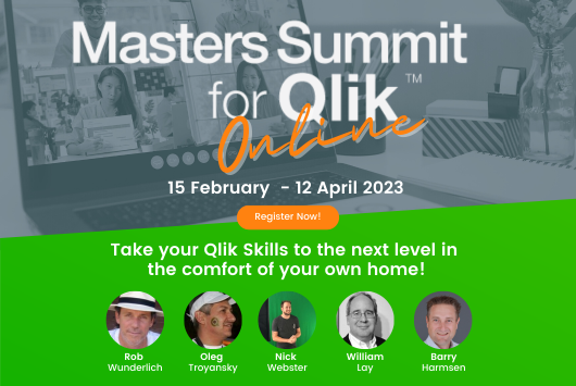 Masters Summit for Qlik at Home