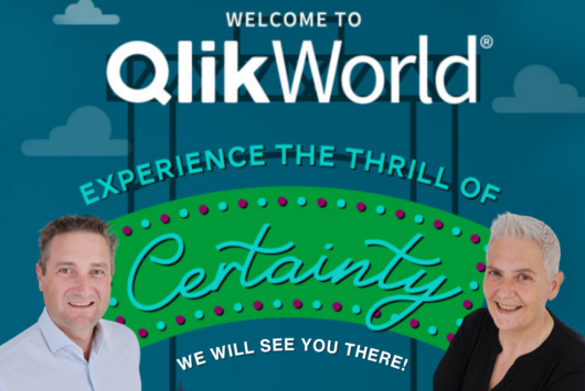 Meet Barry Harmsen and Angelika Klidas at QlikWorld in Las Vegas!