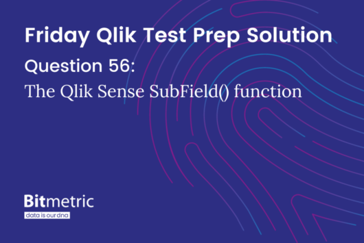 qlik sense subfield