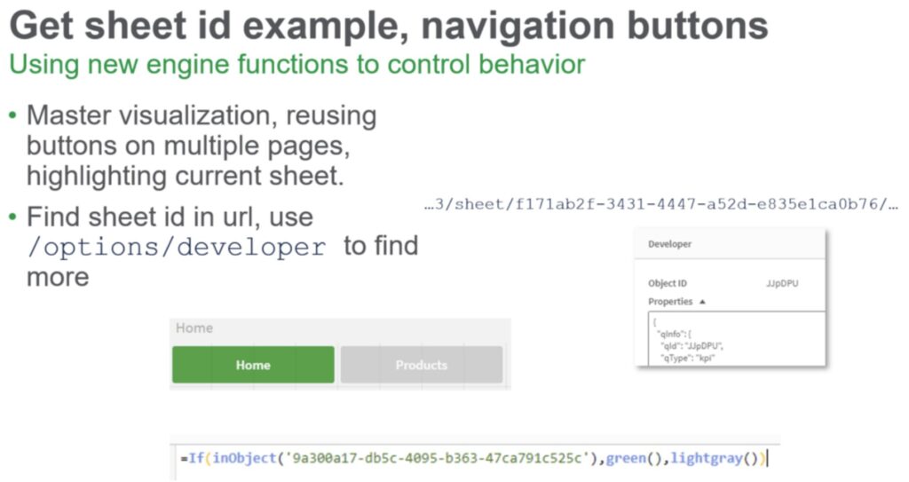 Qlik Sense May 2023 Release: New chart functions for custom app navigation