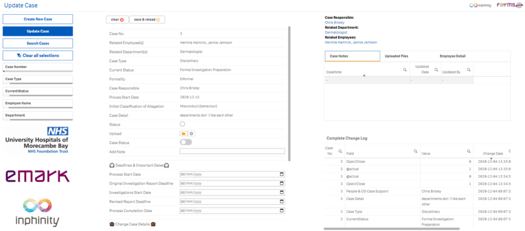 The Inphinity Suite will enable your Qlik environment to Develop business applications.