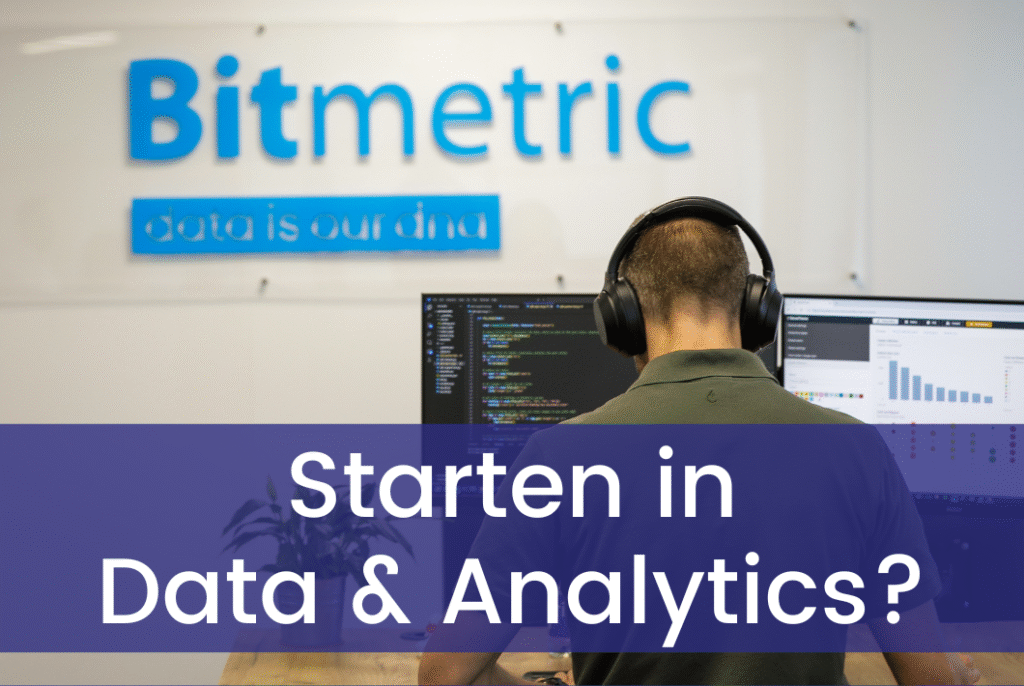 Bij Bitmetric leer je niet alleen tools gebruiken, maar begrijpen waarom data doet wat ze doet. Je werkt aan echte klantvragen en groeit mee in ons team.