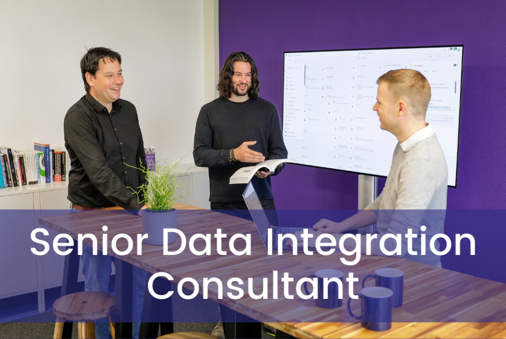 Overleg tussen data consultants over data-integratie en dataplatformarchitectuur